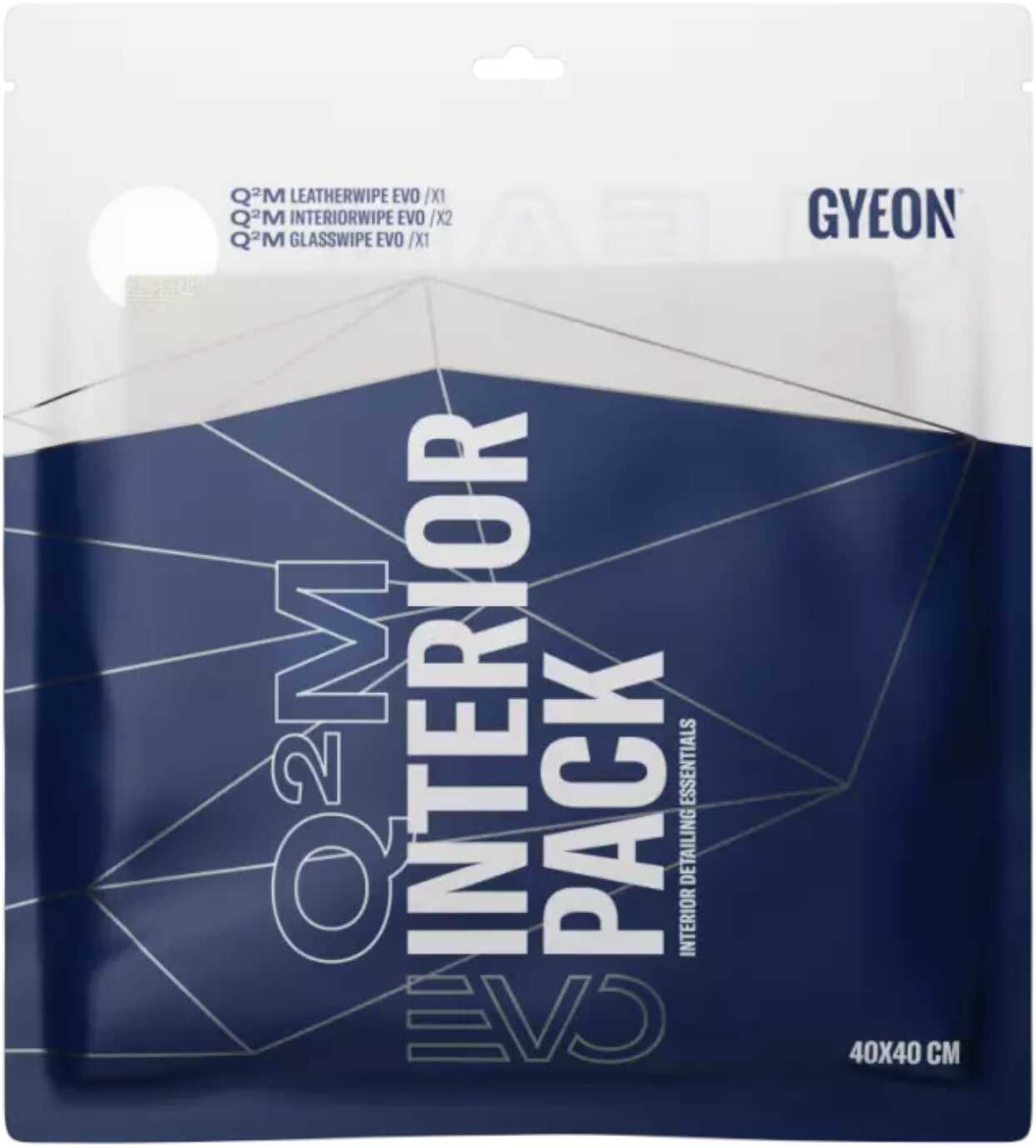 GYEON Q2M InteriorPack EVO - Zestaw mikrofibr do wnętrza 4-pak