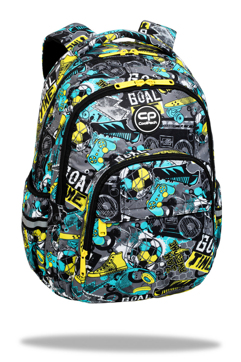 Coolpack Basic Plus Plecak szkolny Unisex - Dla dzieci i młodzieży, Czas celowy, 43 x 30 x 19 cm, designerski