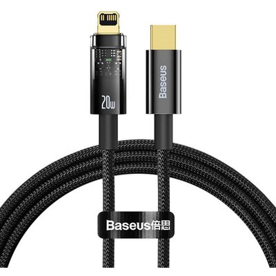 Kabel USB-C do Lightning Baseus Explorer, 20W, 1m (czarny)
