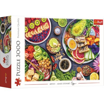 Trefl Misa Buddy Puzzle 3000 Elementów o Wysokiej Jakości Nadruku dla Dorosłych i Dzieci od 15 lat 33077