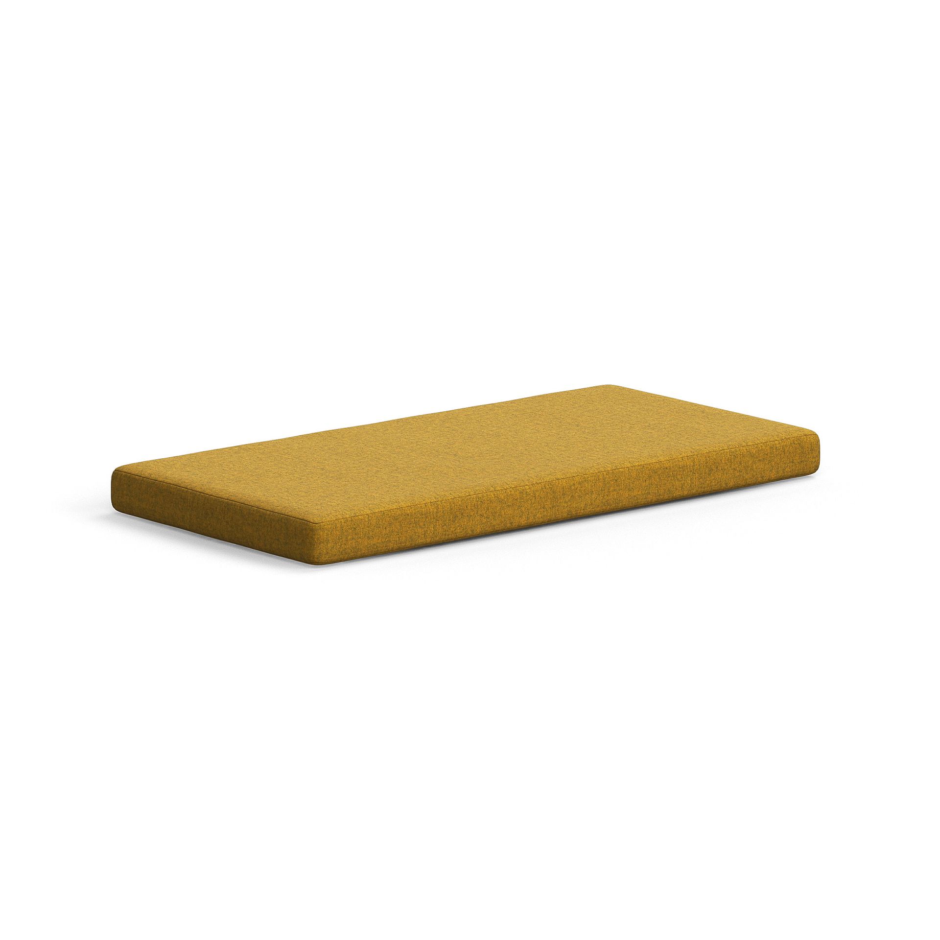Poduszka na siedzisko QBUS, 795x395x50 mm, żółty
