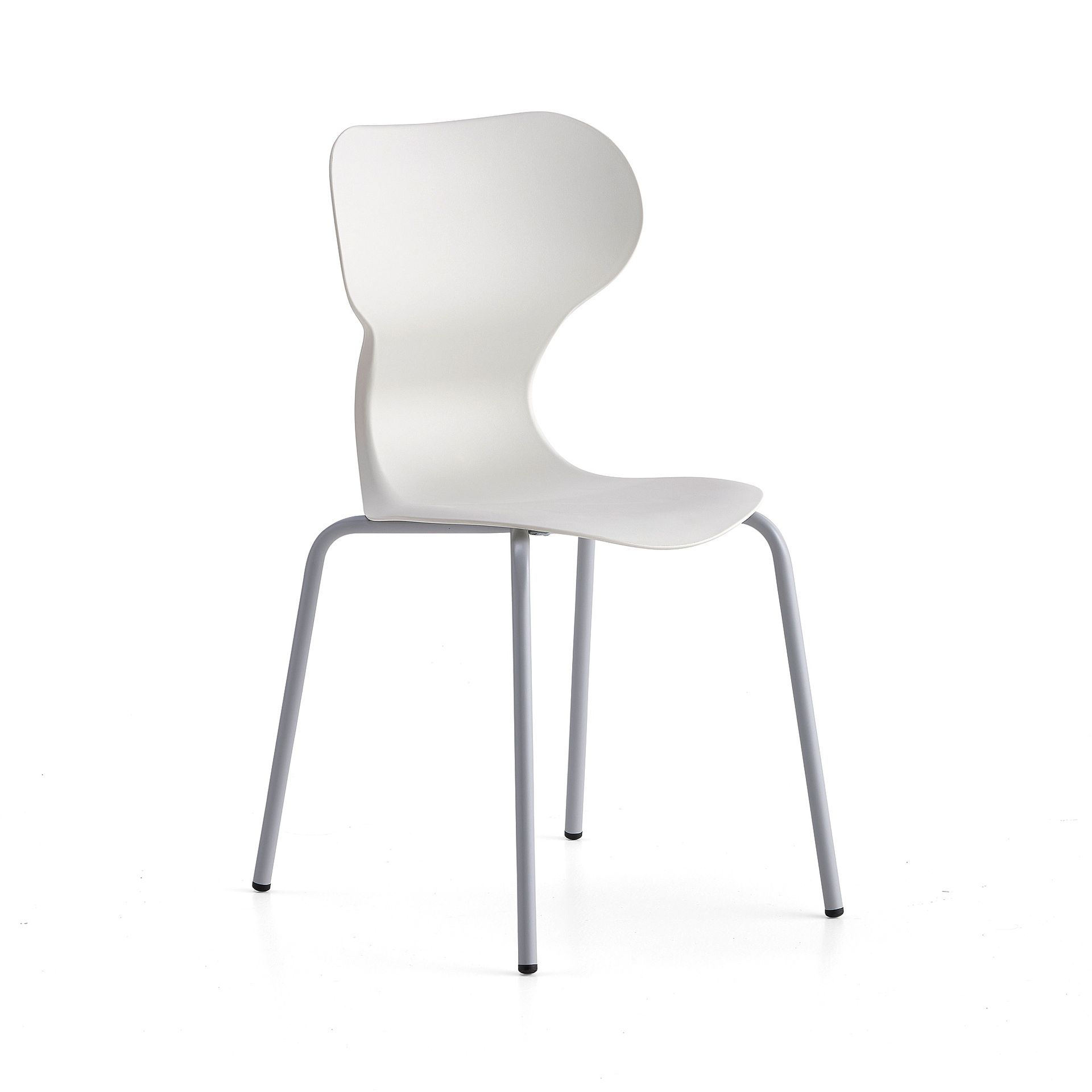 Krzesło BRIAN, 4 nogi, jasnoszary