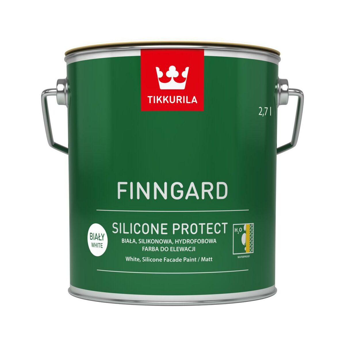 Farba silikonowa do elewacji 2.7 l Biały TIKKURILA