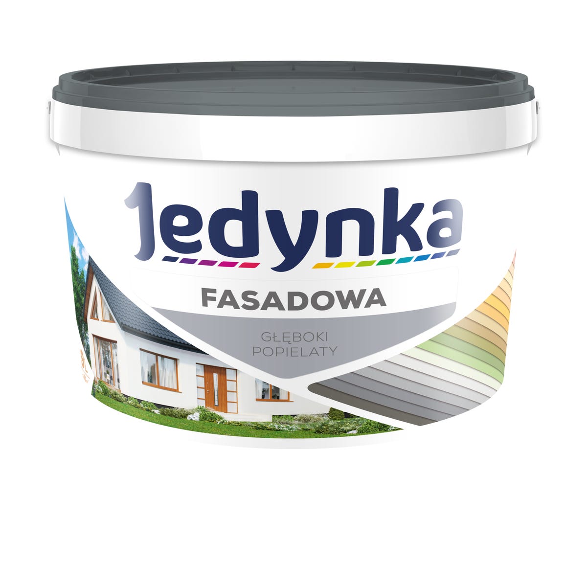 Farba fasadowa 2.7 l Głęboki popielaty Jedynka 5902829037524