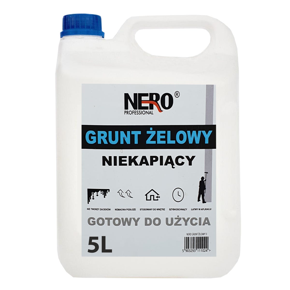 Grunt żelowy niekapiący 5l Nero 5903293111000