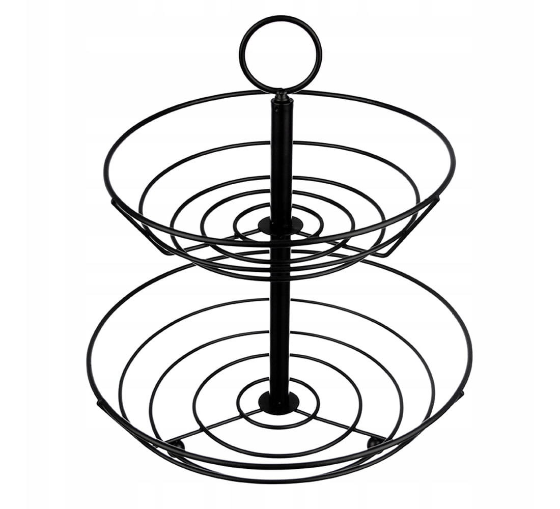 Koszyk/Patera na owoce BRUNBESTE Bb-1468, czarna