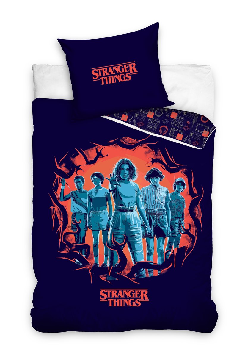 Carbotex pościel dziecięca Stranger Things Eleven i przyjaciele
