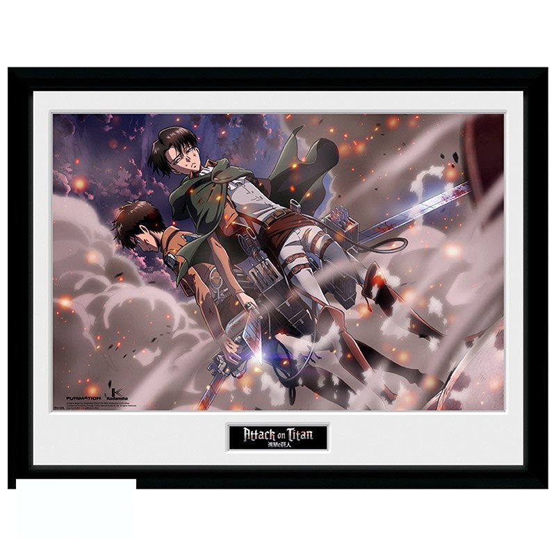 Plakat w ramce ATTACK ON TITAN - 
