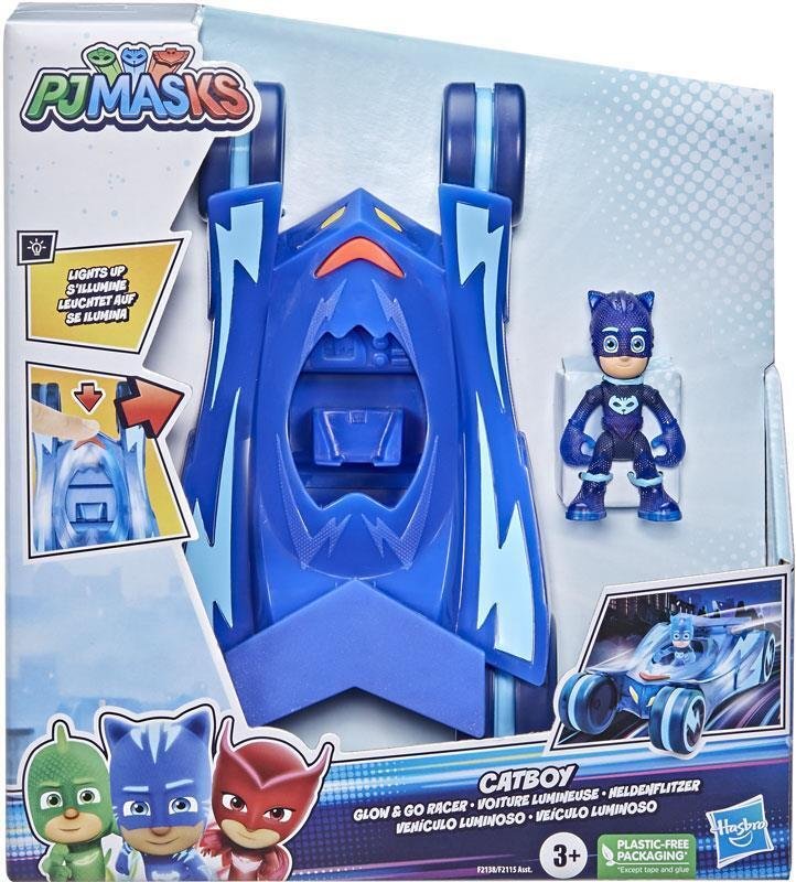 Hasbro PJ Masks Pidżamersi Glow & Go Racer Catboy