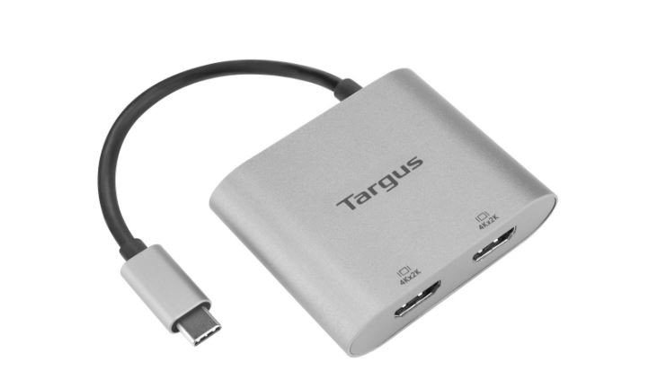 TARGUS ACA947EU huby i koncentratory USB 3.2 Gen 1 (3.1 Gen 1) Type-C Srebrny, Adapter 5051794030365