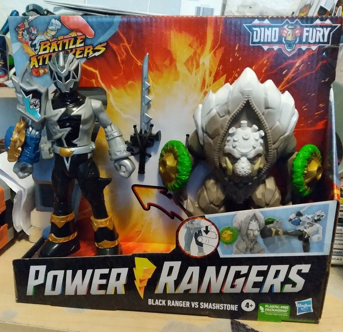 Power Rangers Dino Fury Bitwa Atakujący Figurki