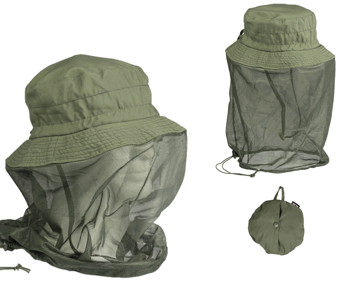 Kapelusz Mil-Tec Boonie Hat z moskitierą - zielony OD (12331001)