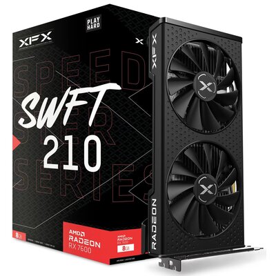 XFX Radeon RX 7600 Speedster SWFT 210 8GB Core Edition RX-76PSWFTFY