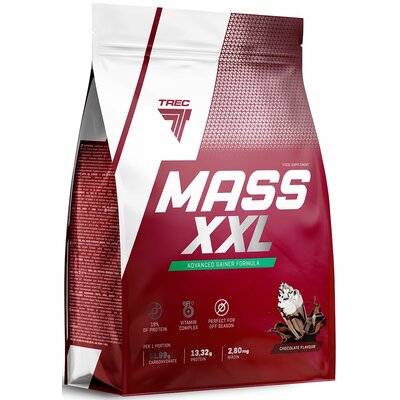 Trec NUTRITION MASS XXL Chocolate 3000g + wybrana losowo próbka