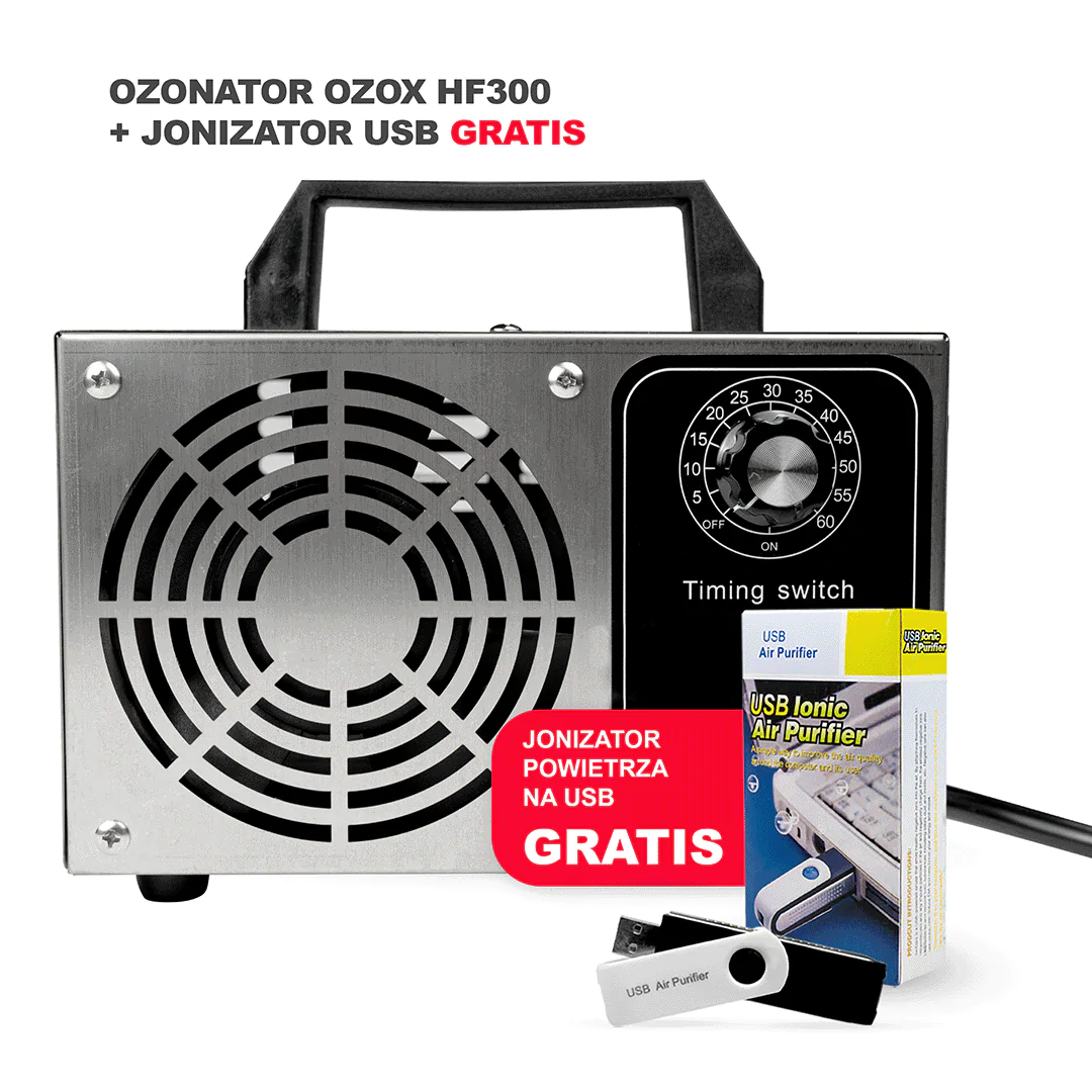 Generator ozonu OZOX HF300 ozonator+timer 28g/h PL