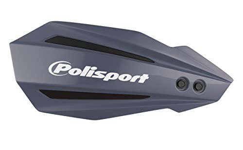 POLISPORT 8308500037 - BULLIT 1 punkt mocowania MX-Style wykonane z tworzywa sztucznego z dołączonym zestawem montażowym kompatybilny z motocyklami Kawasaki w kolorze szarym nardo