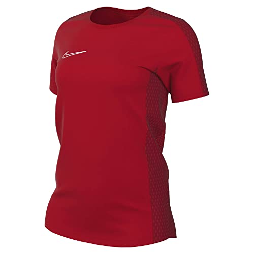 Nike Krótki rękaw Soccer Top W Nk Df Acd23 Top Ss, University Red/Gym Red/White, DR1338-657, L