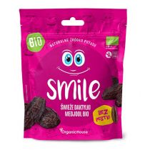 SMILE DAKTYLE MEDJOOL ŚWIEŻE BEZ PESTEK BEZGLUTENOWE BIO 100 g - ORGANIC HOUSE (ZDROWE DAKTYLE)