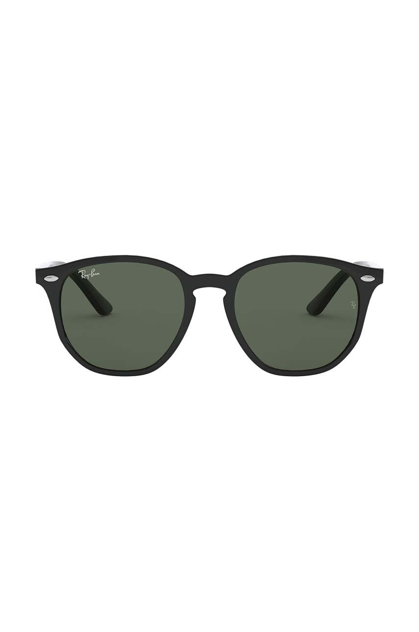 Ray-Ban okulary przeciwsłoneczne dziecięce Junior kolor czarny 0RJ9070S