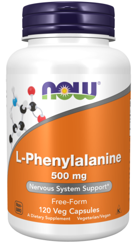 L-Phenylalanine 120 kaps ( Now Foods)