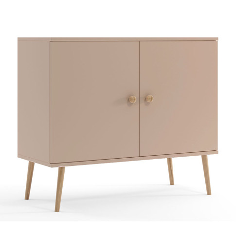 Minimalistyczna komoda na nóżkach macchiato S9-S27