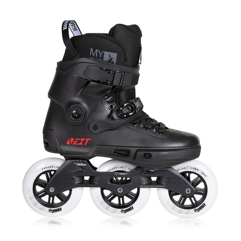 Powerslide, Rolki, Next 110 Black Core, czarny, rozmiar 38-39
