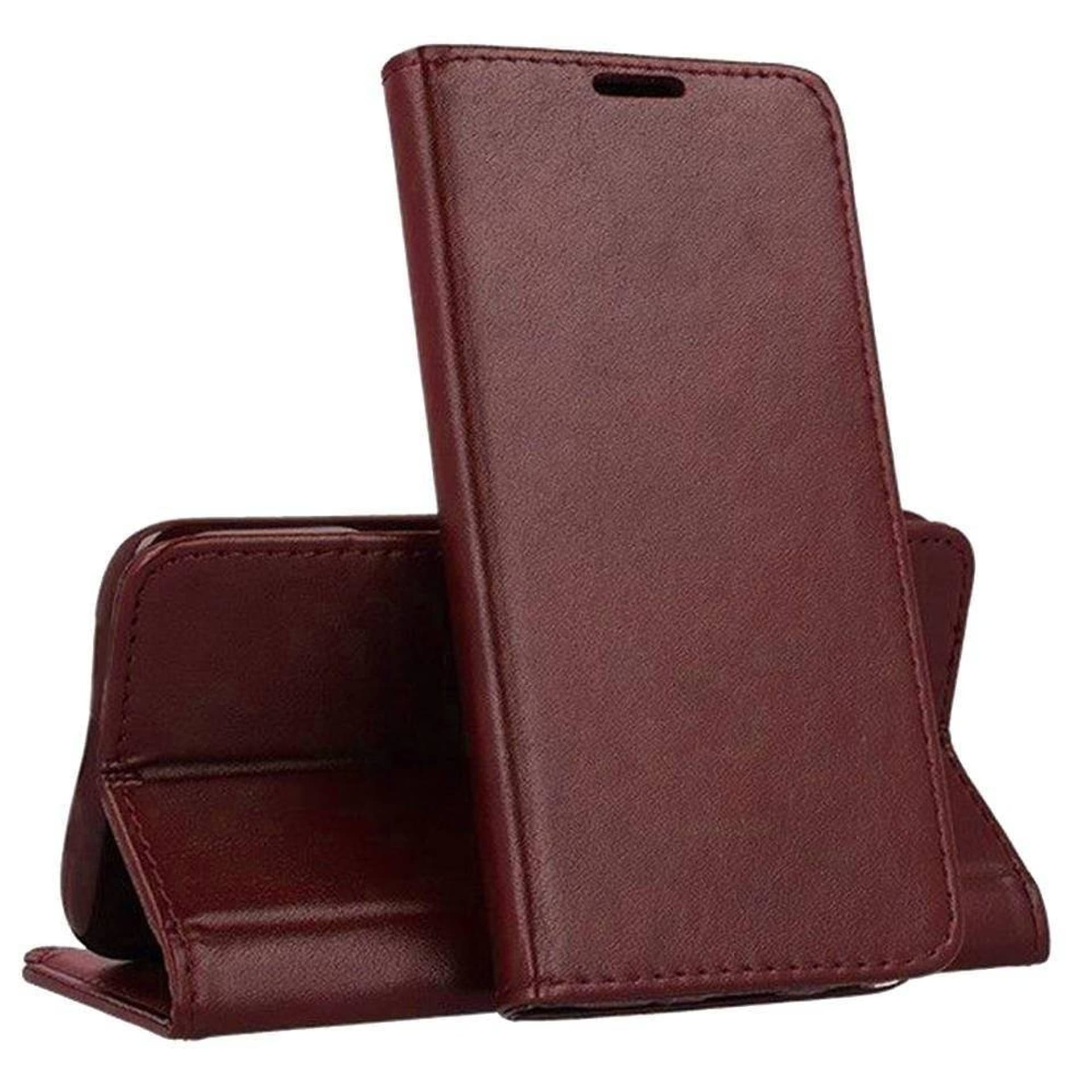 Etui SAMSUNG GALAXY A53 5G Portfel z Klapką Skóra Ekologiczna Kabura Magnet Book burgundowe