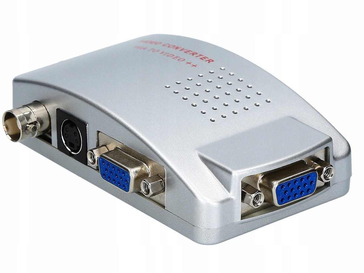 Konwerter Sygnału Vga - Bnc S-Video Vga Av Zestaw