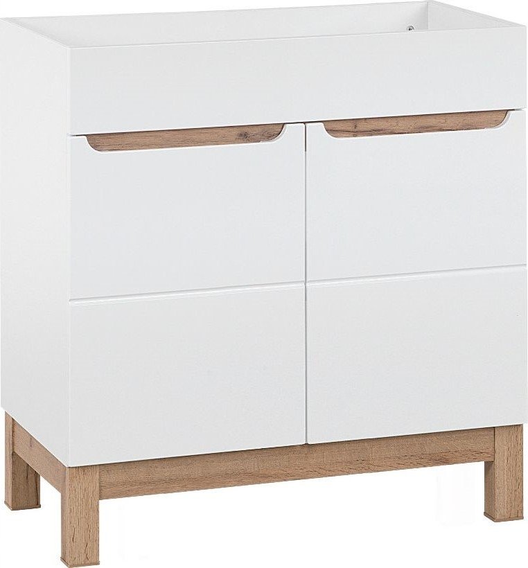 Szafka pod umywalkę 80 cm BALI WHITE 821 stojąca