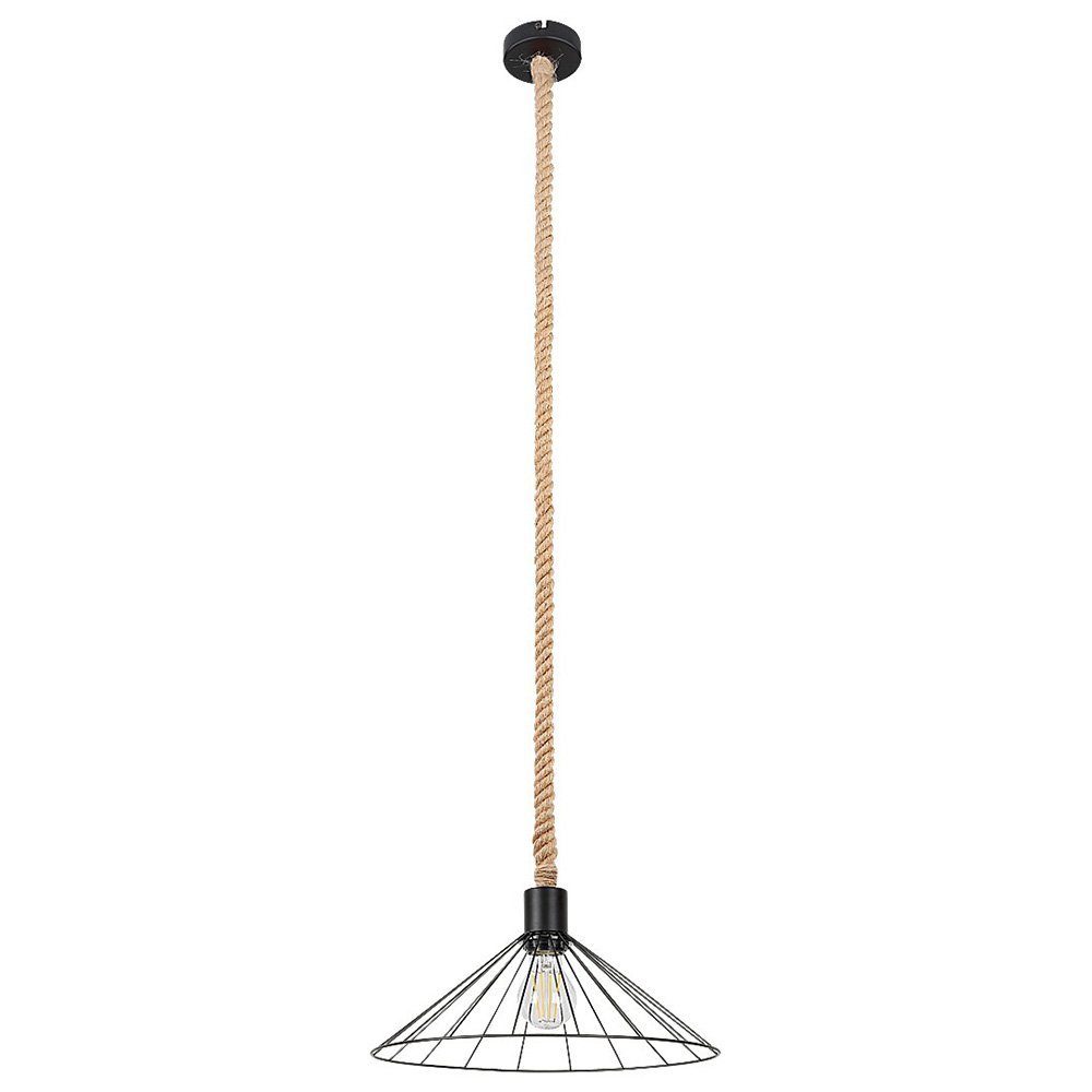 Rabalux Daryl lampa wisząca 1x40W czarna 5271
