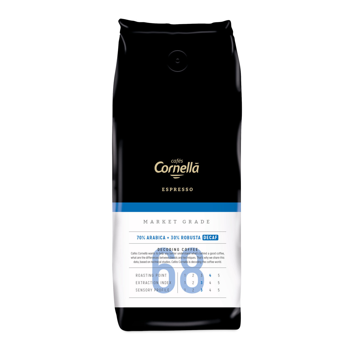 Cornella pere cornella s.a.u Cornella Espresso 68 bezkofeinowa - kawa ziarnista 1 kg