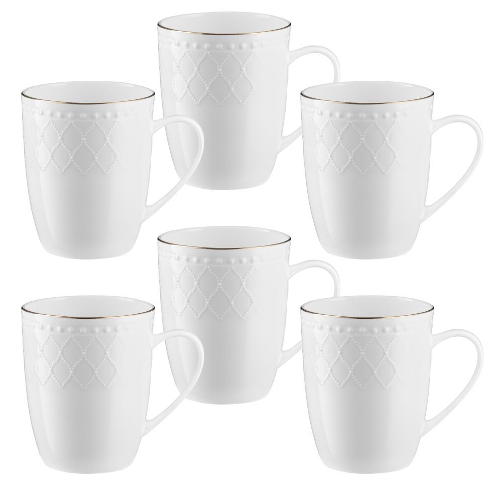 Zestaw kubków 350 ml ROMA GOLD VILLA ITALIA