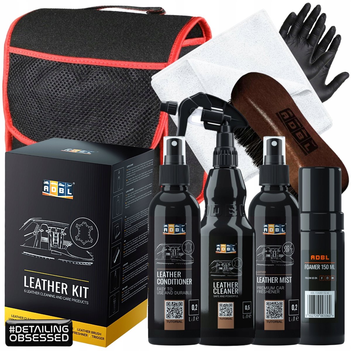 ADBL LEATHER KIT ZESTAW DO SKÓRY + TORBA ORGANIZER