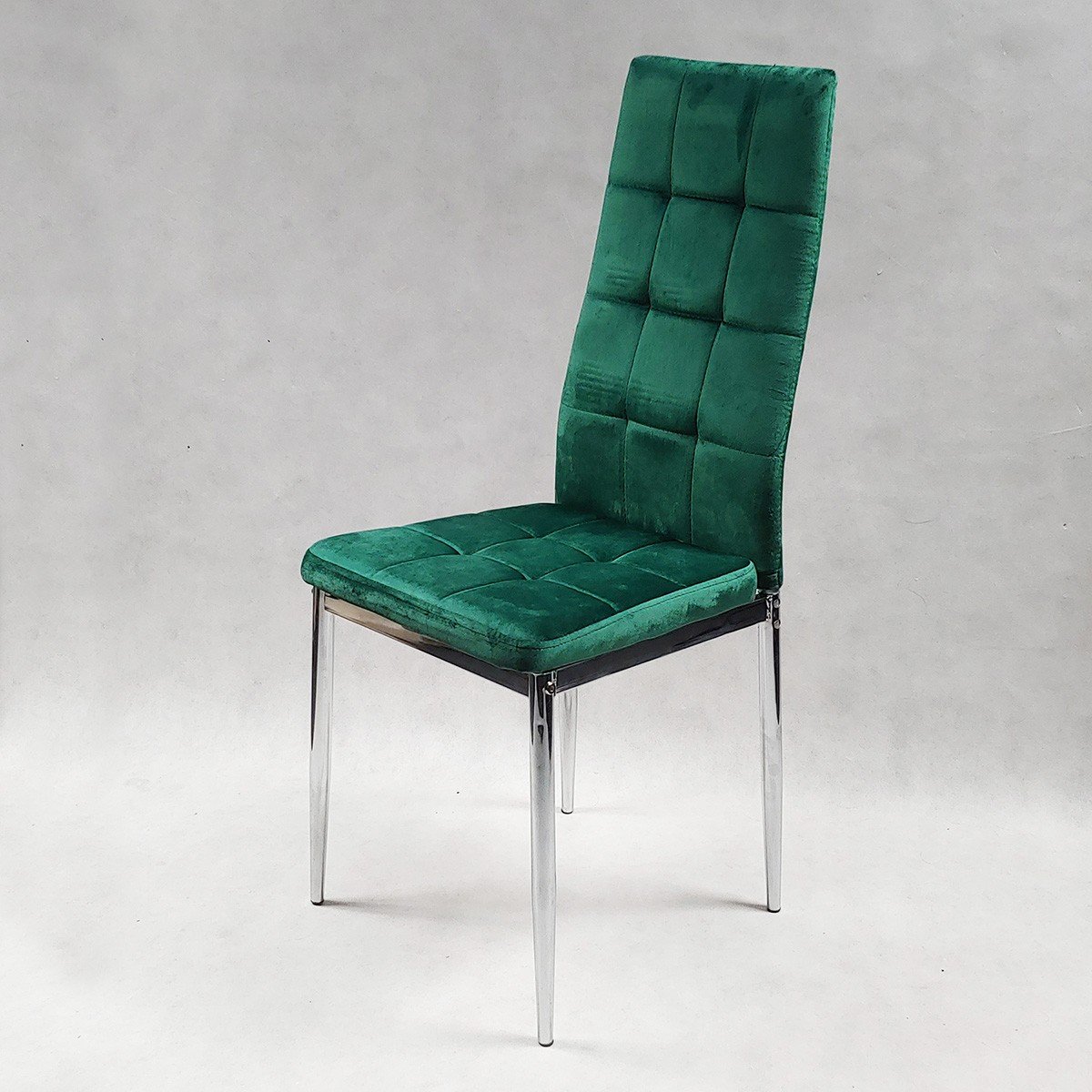 6 krzeseł MONAKO VELVET zielone
