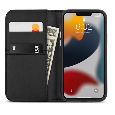 MOSHI Etui Overture 3w1 z klapką do iPhone 13 Pro (antybakteryjne NanoShield™) (Jet Black)