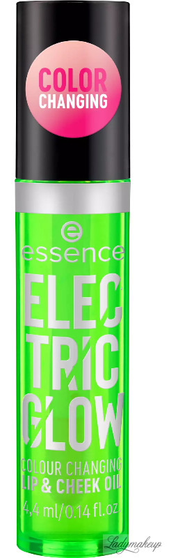 Essence - ELECTRIC GLOW - COLOUR CHANGING LIP & CHEEK OIL - Olejek do ust i policzków zmieniający kolor - 4,4 ml