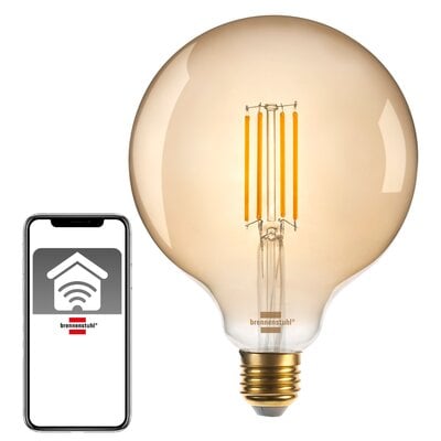 Inteligentna żarówka LED BRENNENSTUHL Globe 4.9W E27 WiFi | Bezpłatny transport