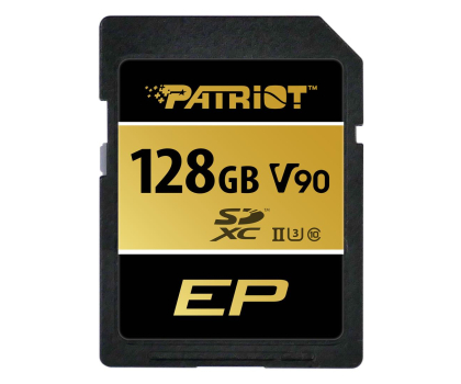 Patriot 128GB EP SDXC V90 UHS-II U3 300MB/s