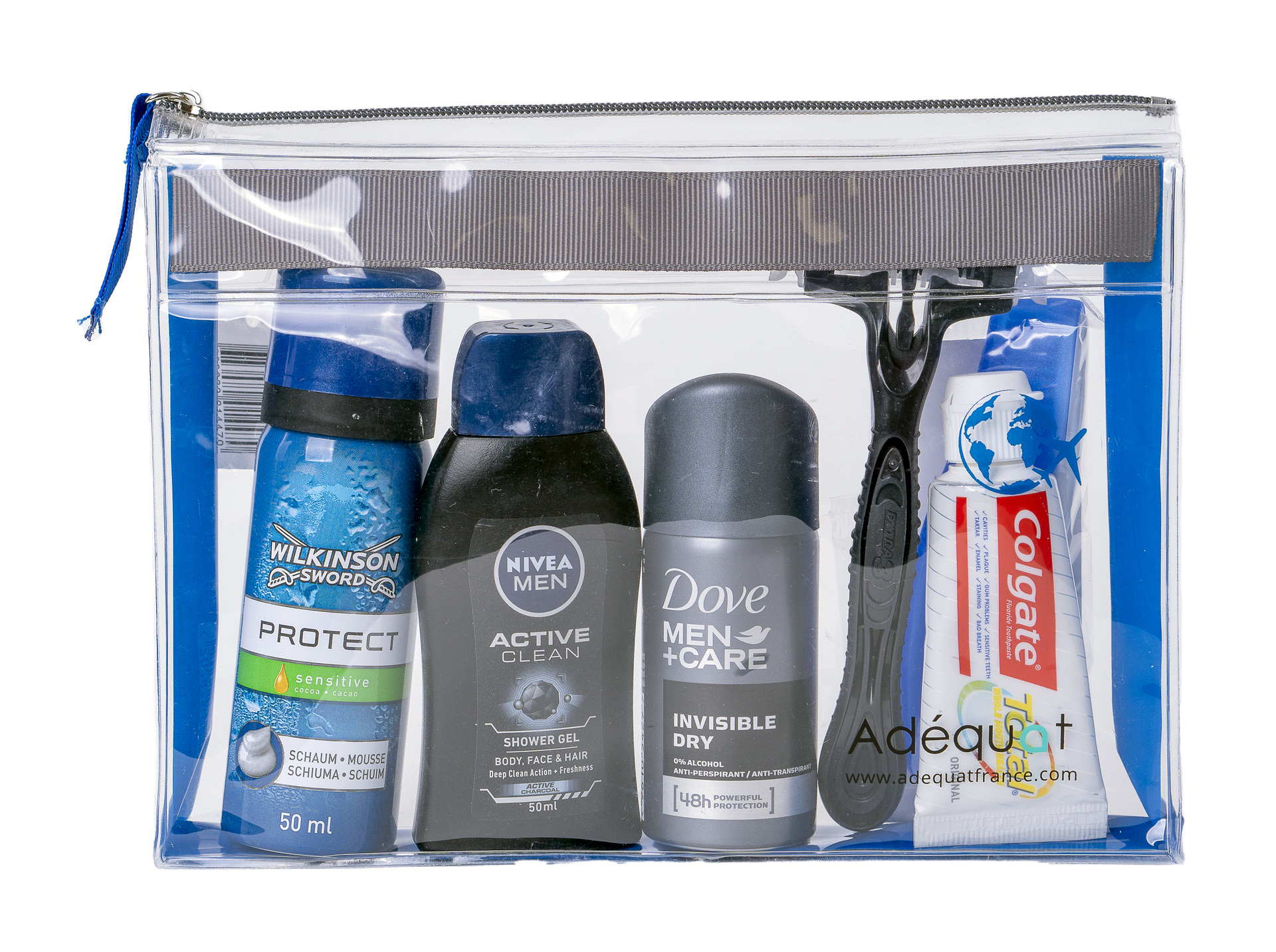 Adequat Men Travel Essential Set Zestaw do pielęgnacji ciała