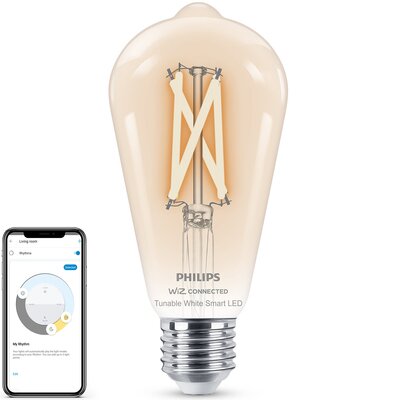 Inteligentna żarówka LED PHILIPS ST64 927-65 CL 1PF 6 7W E27 Wi-Fi