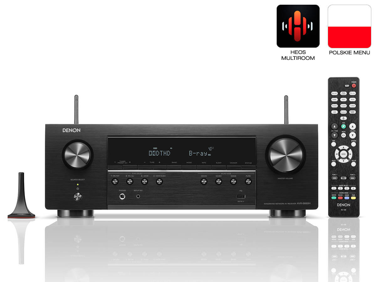 Amplituner sieciowy 5.2 HD Denon AVR-S660H