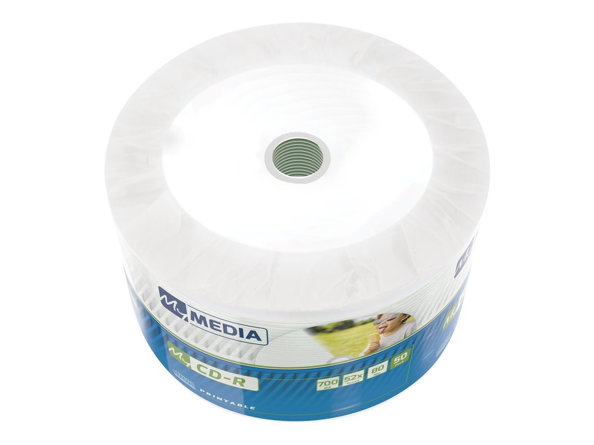 VERBATIM MyMedia CD-R 52x 700MB Wide Printable 50 Pack Wrap