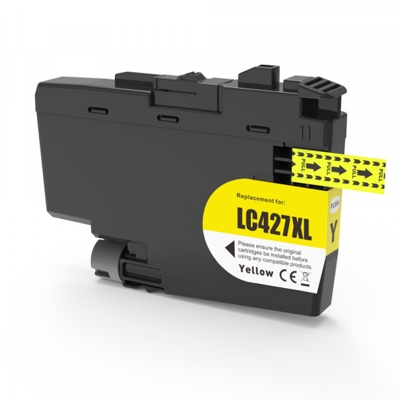 Tusz Zamiennik LC-427 XL Y do Brother (LC427XLY) (Żółty)|