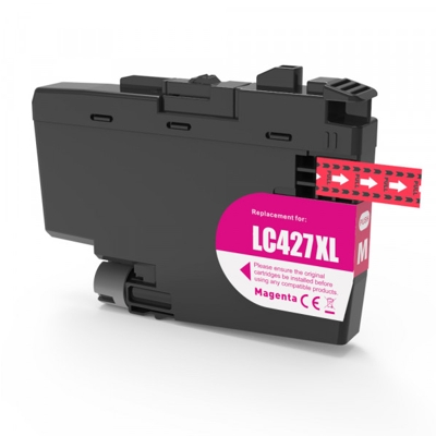 Tusz Zamiennik LC-427 XL M do Brother (LC427XLM) (Purpurowy)|