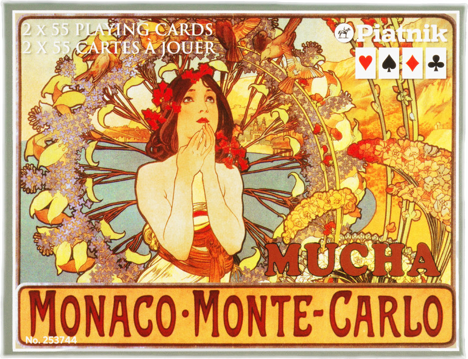 Piatnik Karty do gry 2 talie Mucha Monte Carlo