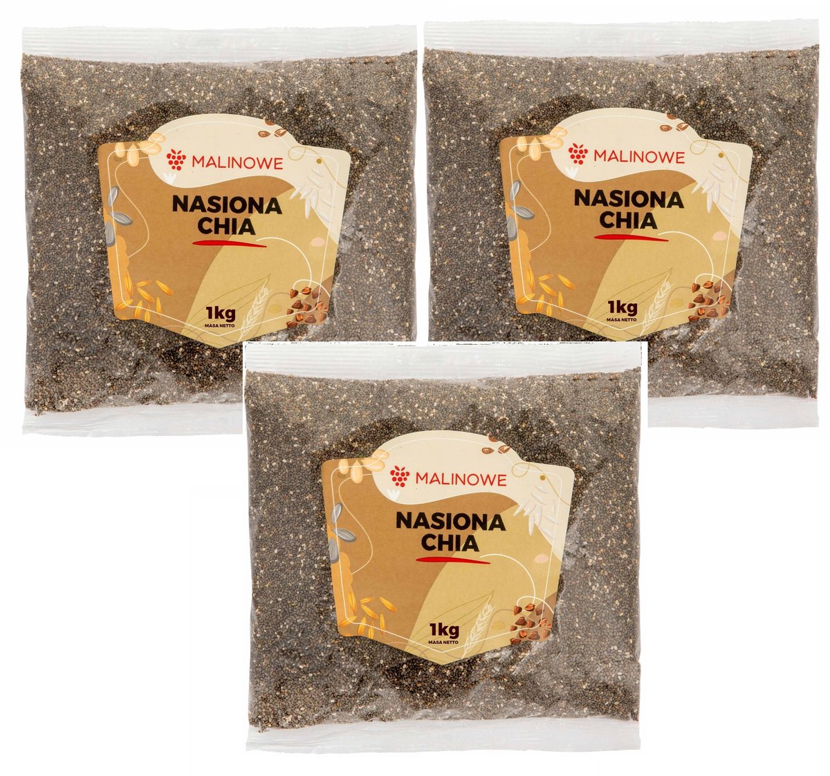 Zestaw Nasiona Chia 3x1kg