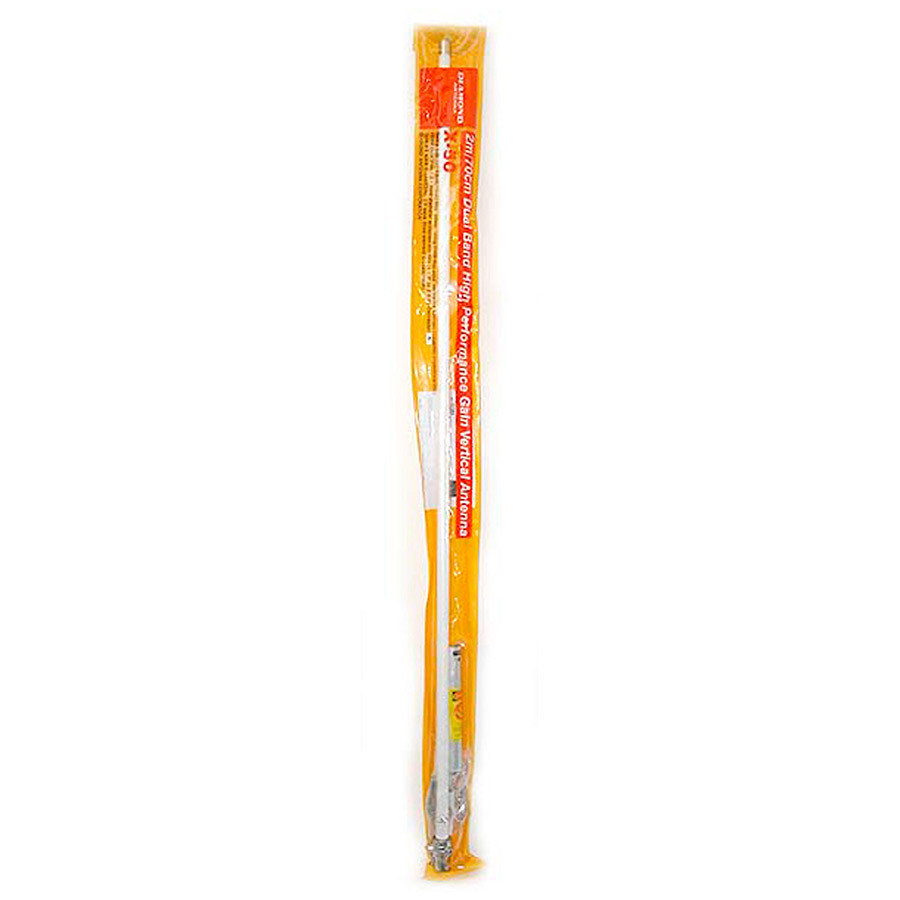 Diamond X-50 N - dwupasmowa antena stacjonarna o długości 1,7m na pasma 144 i 430 MHz