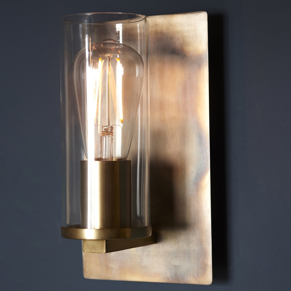 Ścienna lampa L&-190600 Light& industrialna brąz patyna