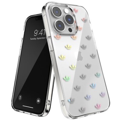 Adidas Snap Case Trefoil do iPhone 14 Pro przezroczyste