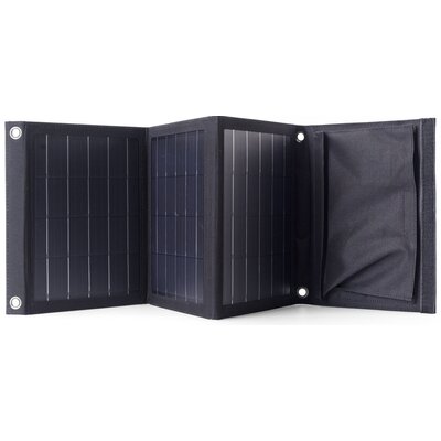 Choetech Choetech rozkładana podróżna ładowarka solarna słoneczna fotowoltaiczna 22W 2x USB 5V / 2,4A / 2,1A panel słoneczny (82 x 24 cm) czarny (SC005) SC005